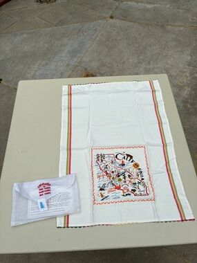 Catstudio Dish Towel Hand Towel Bar Towel California Colorful Map